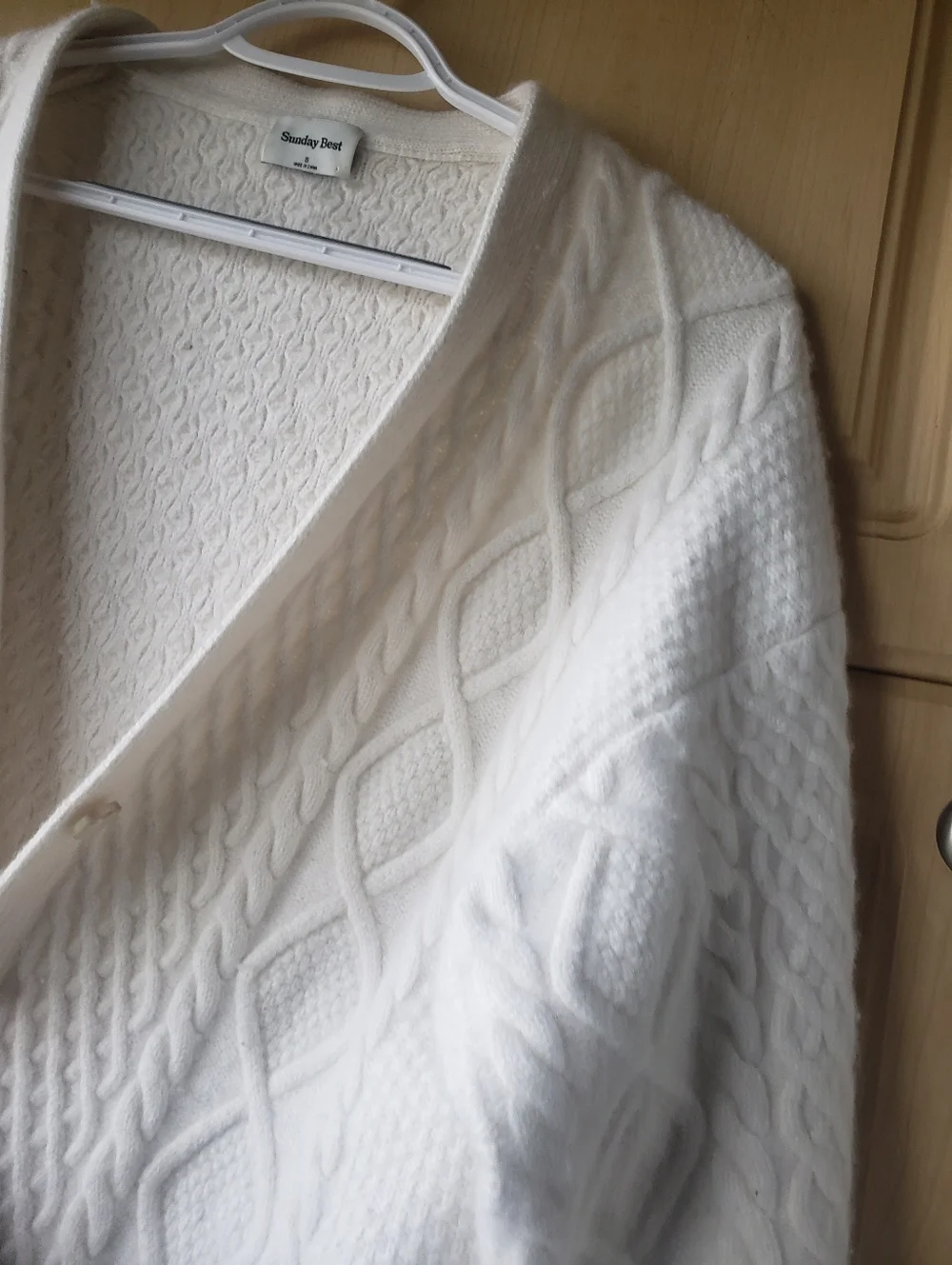 Aritzia Sunday Best Wool Blend Women's Swester Cardigan - Picture 5 of 9
